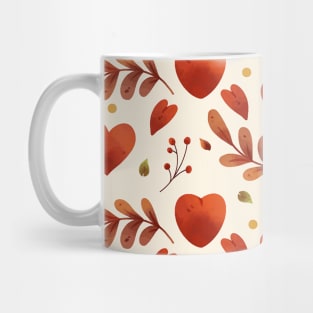 Hearts and Leaves Mug